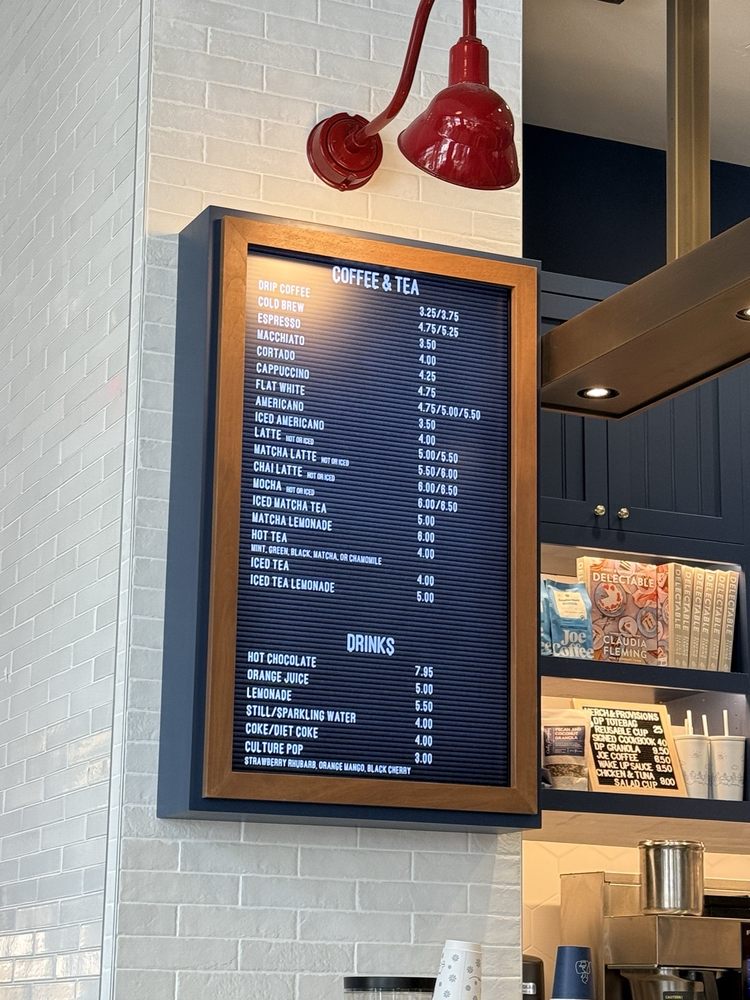 Daily Provisions Brookfield Place Menu Drink