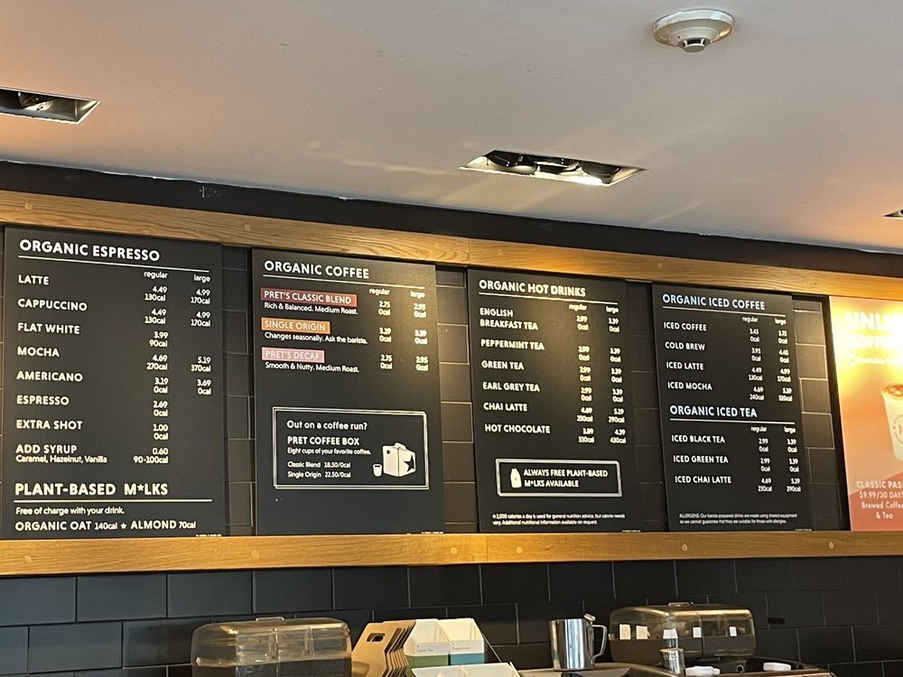 Pret a Manger Hudson Yards