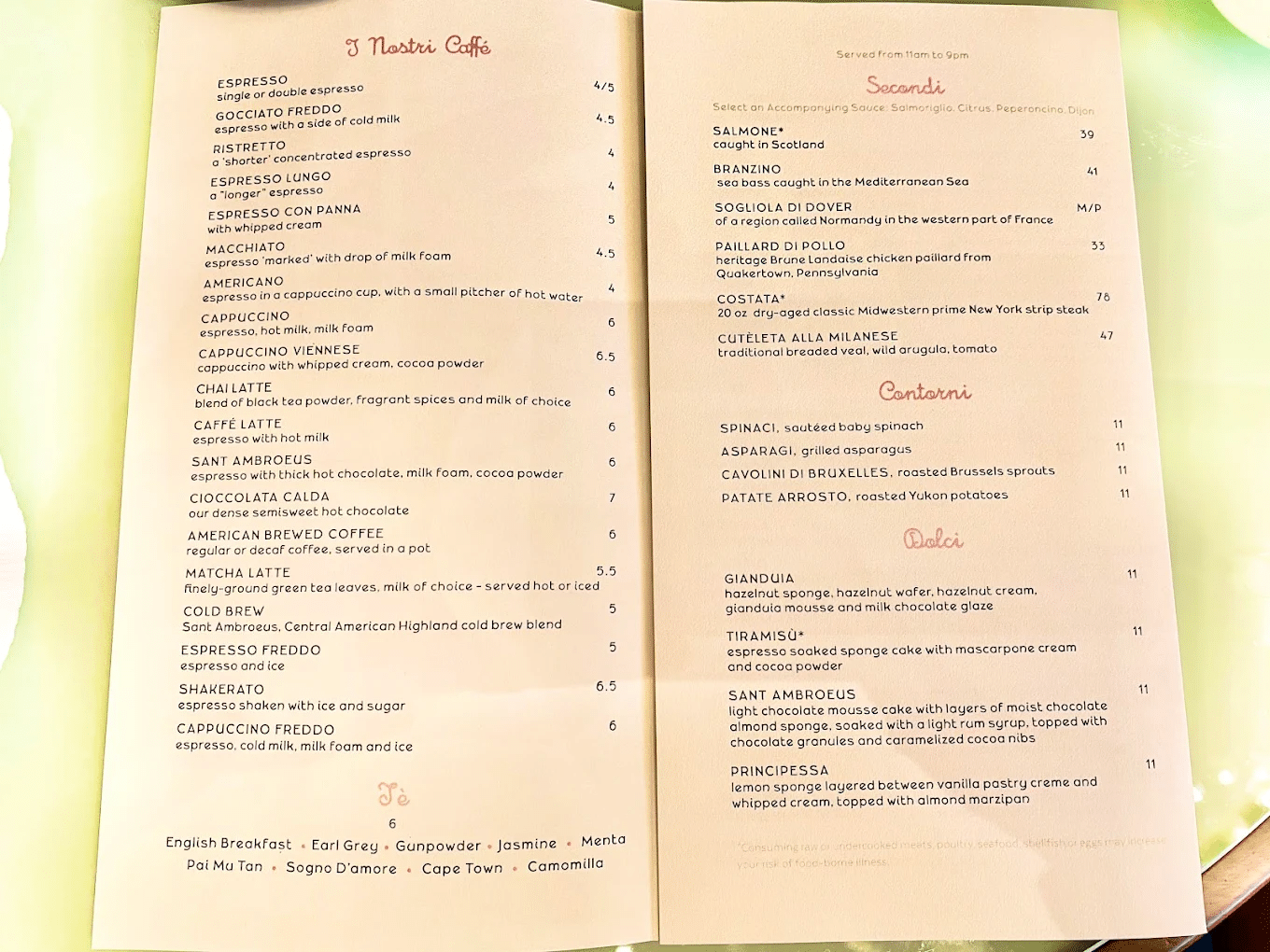 Sant Ambroeus Brookfield Place