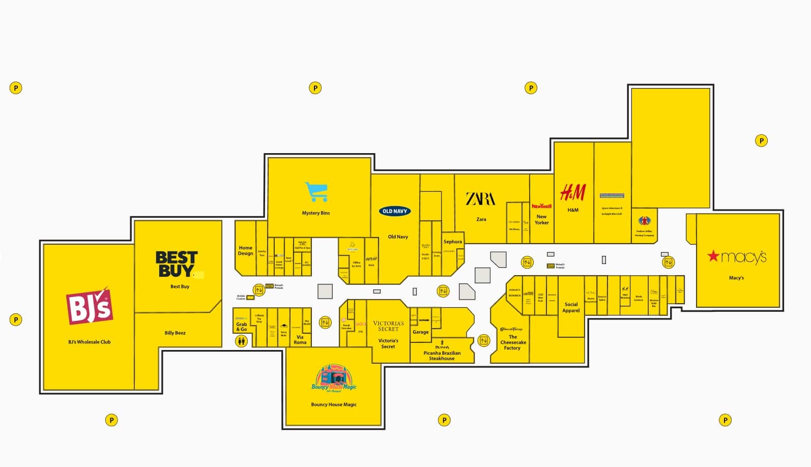 Palisades Center NYC Directory Map