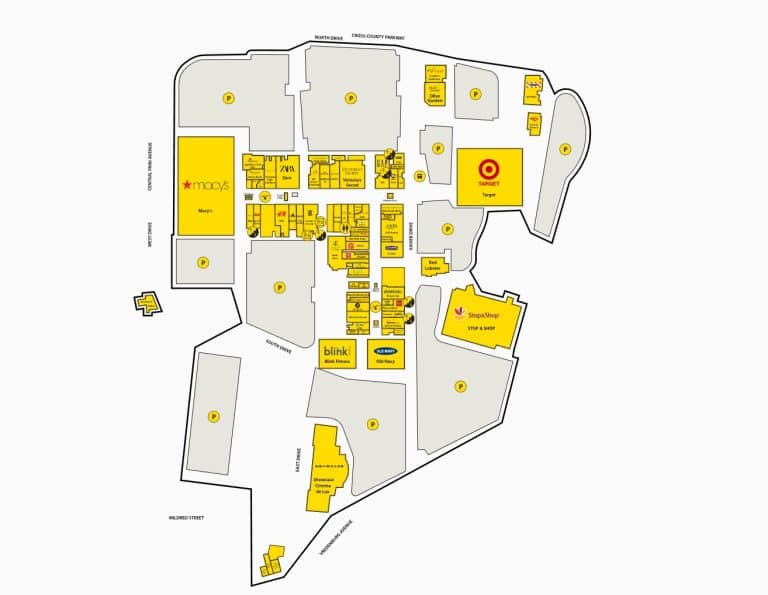 Cross County Center Directory Map