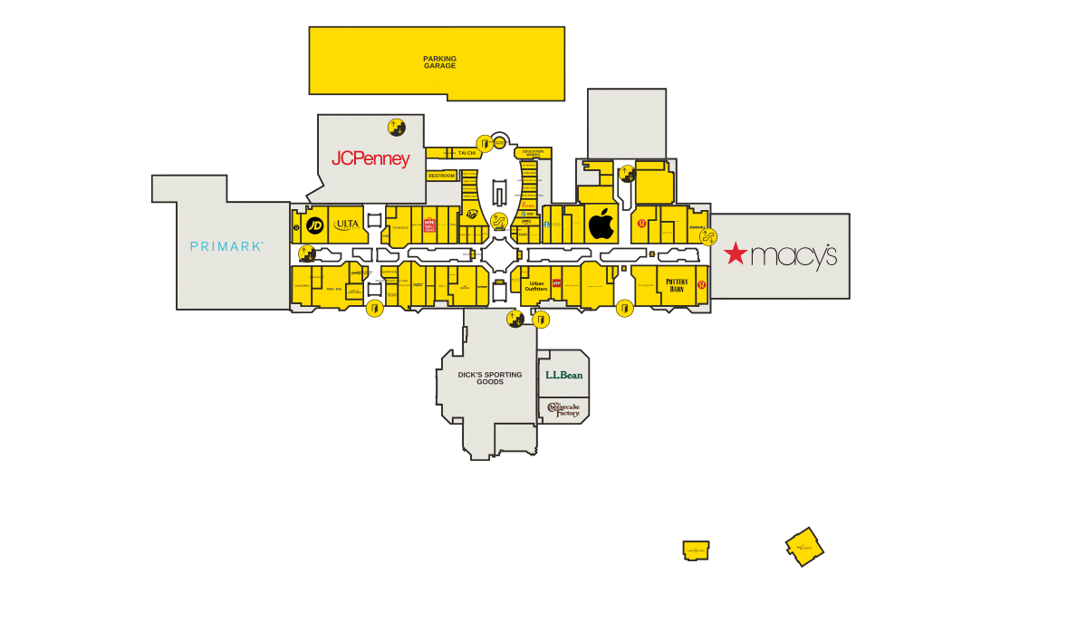 Danbury Fair Mall Directory Map