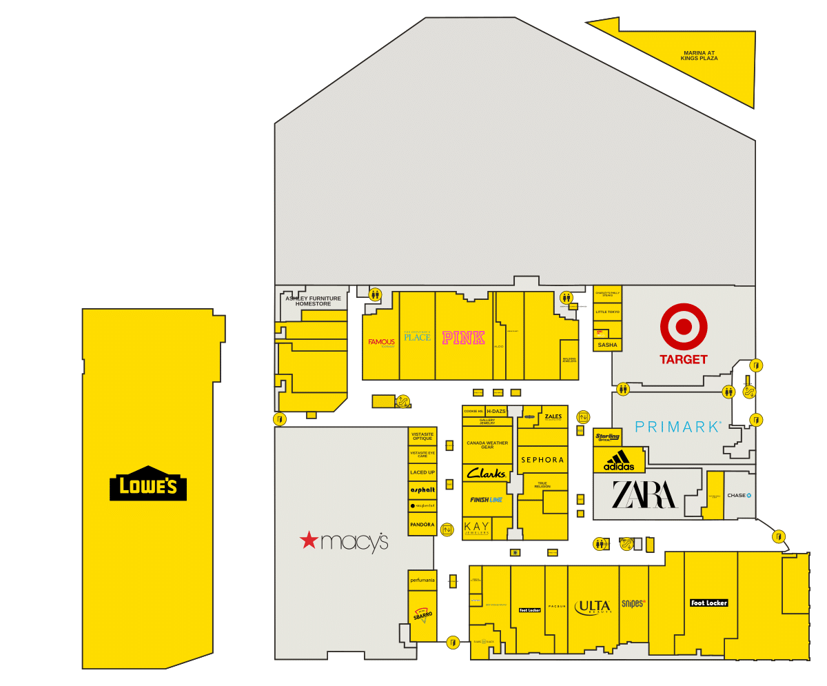 Kings Plaza Directory Map