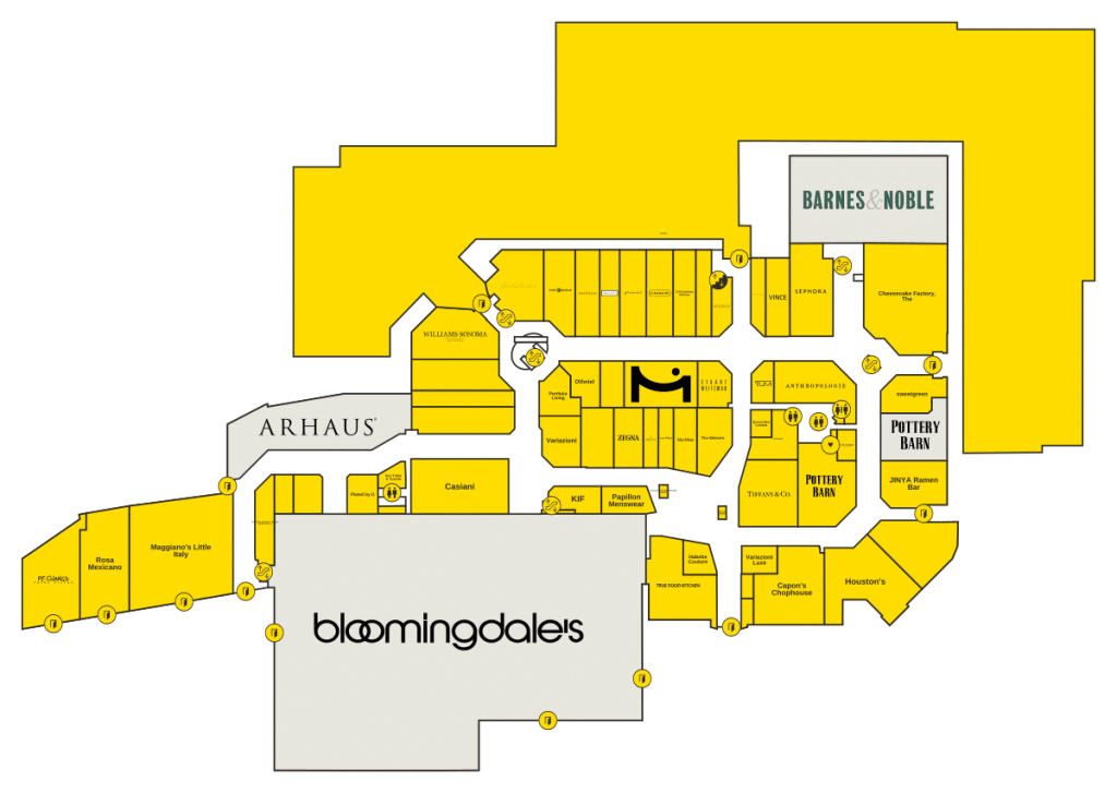 The Shops at Riverside Directory Map