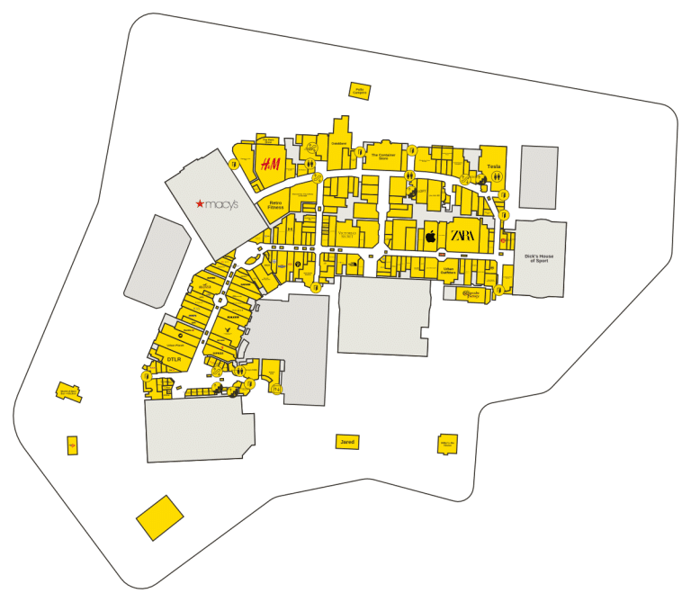 Annapolis Mall Directory Map
