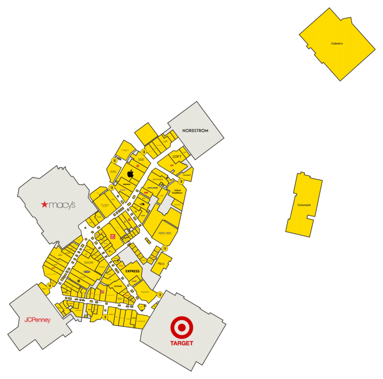Christiana Mall Directory Map