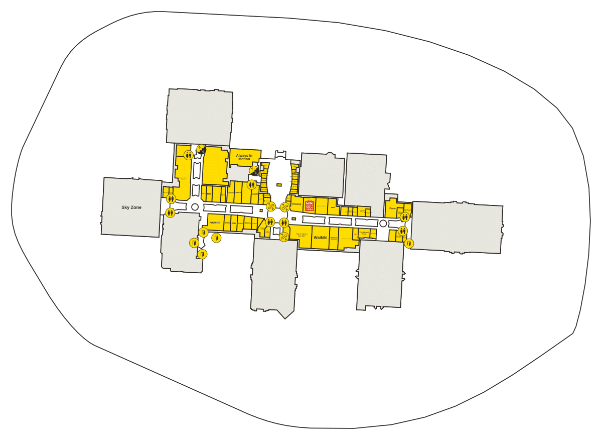 Dulles Town Center Directory Map