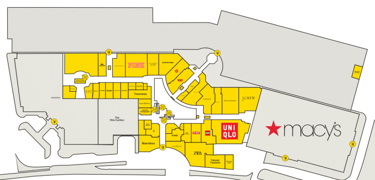 Fashion Centre at Pentagon City Directory Map