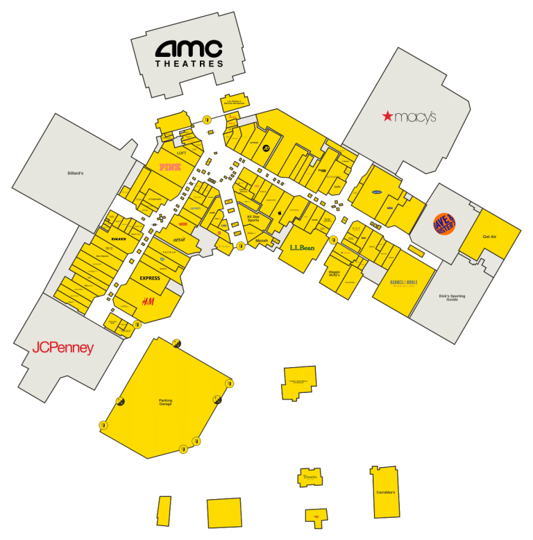 Lynnhaven Mall Directory Map