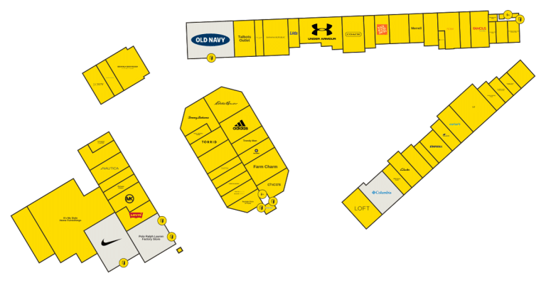 Queenstown Premium Outlets Directory Map