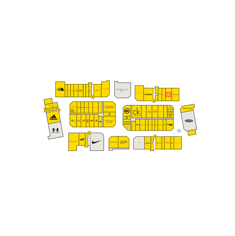 Tanger Outlets Columbus Directory Map