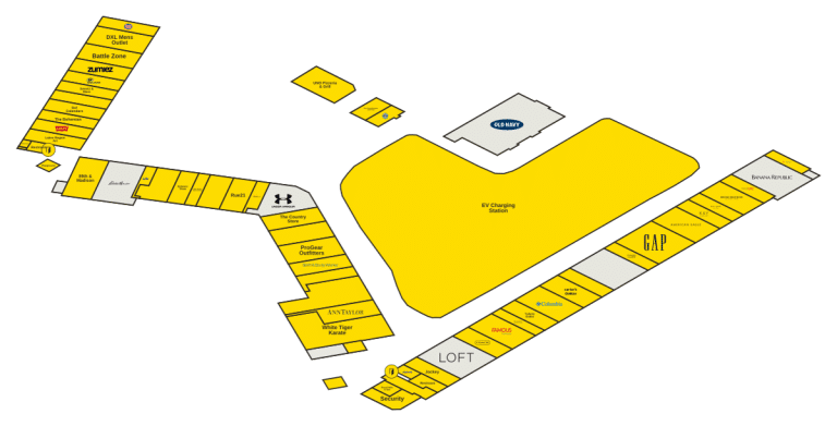 Tanger Outlets Tilton Directory Map