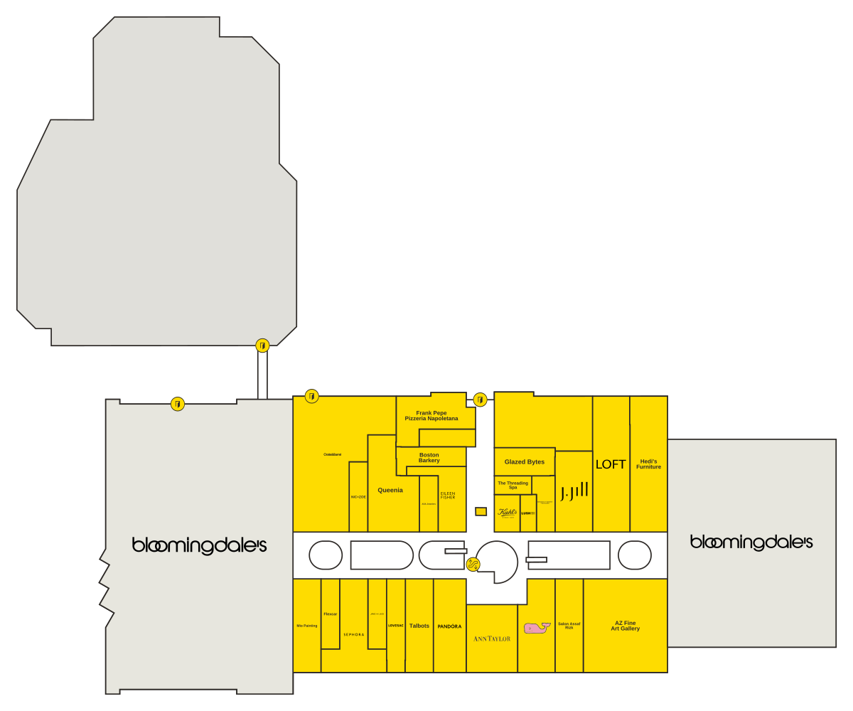 The Shops at Chestnut Hill Directory Map