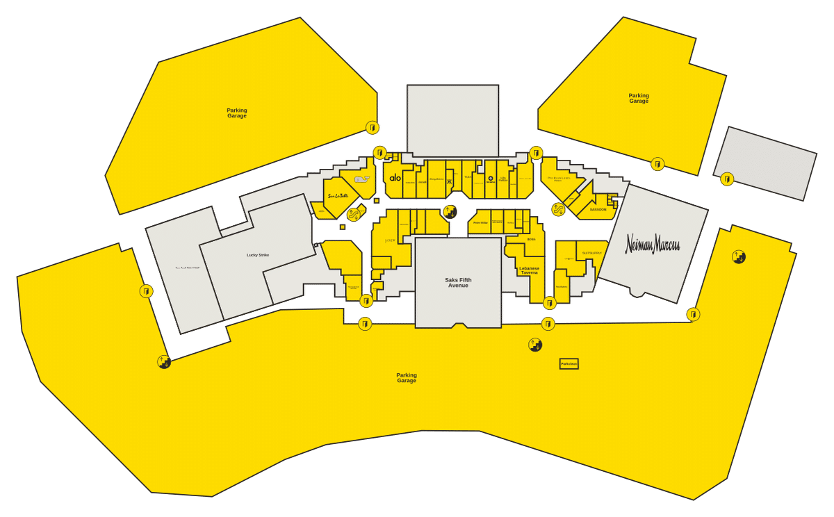 Tysons Galleria Directory Map