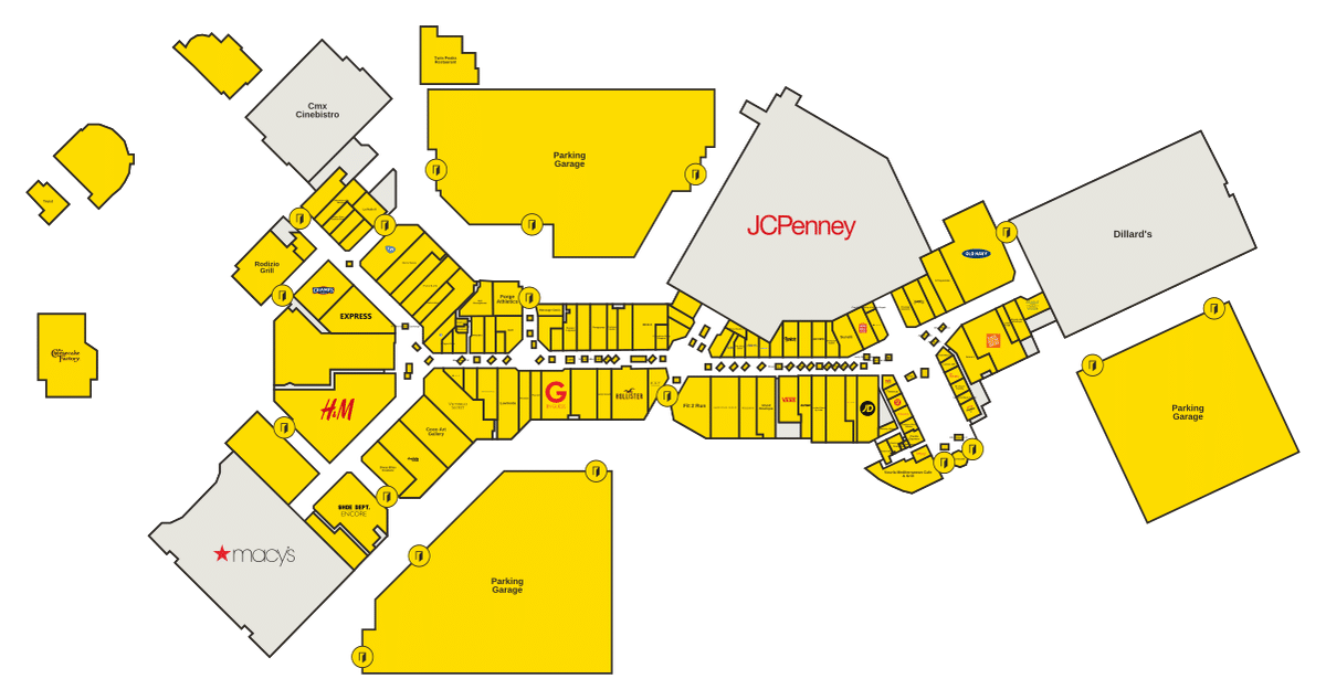 Coastland Center Directory Map