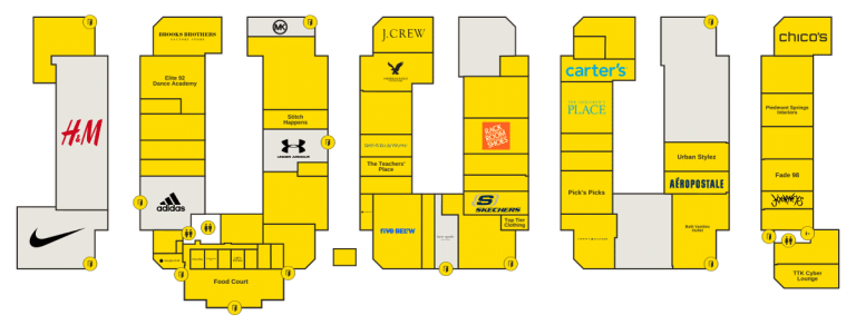 Gaffney Outlet Marketplace Directory Map