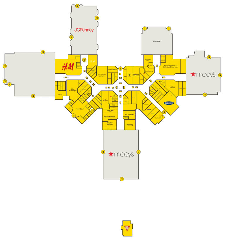 Miami International Mall Directory Map
