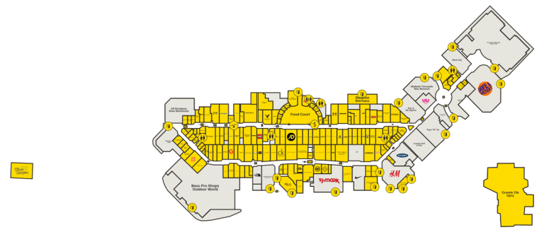 Opry Mills Directory Map