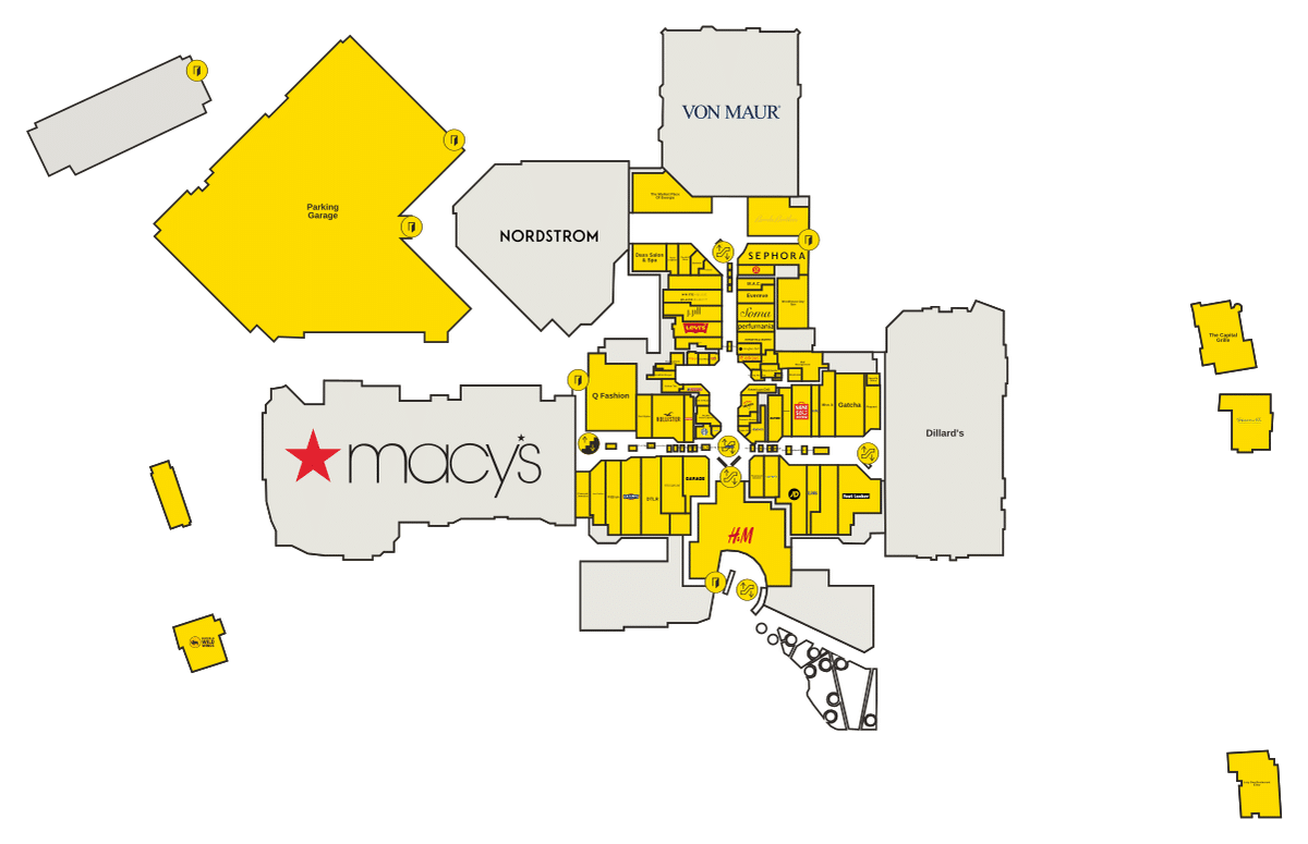 Perimeter Mall Directory Map