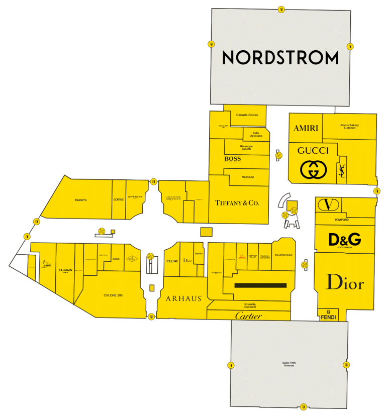Phipps Plaza Directory Map