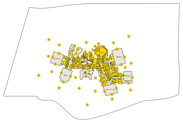 The Florida Mall Directory Map