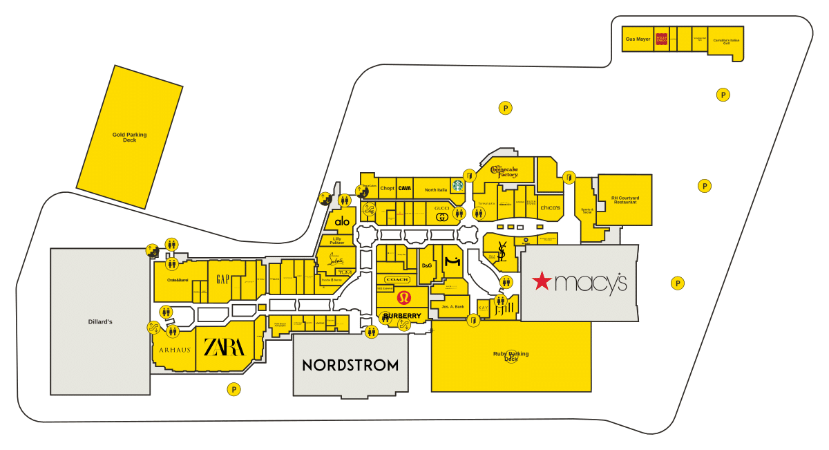 The Mall at Green Hills Directory Map