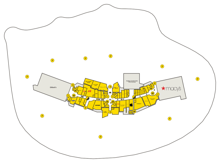 The Mall at University Town Center Directory Map