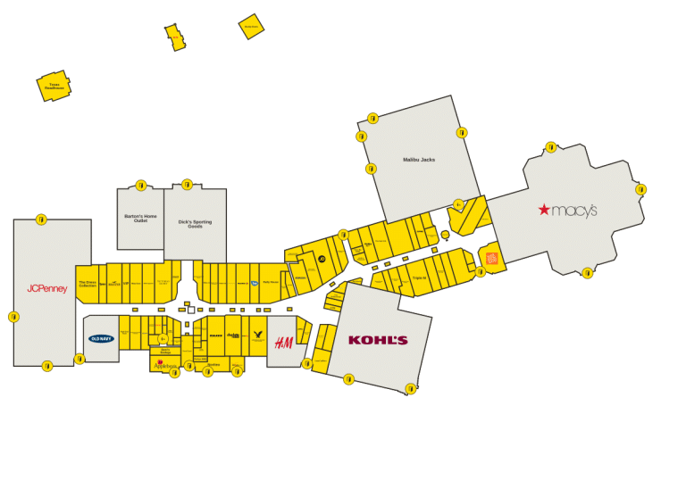 Tippecanoe Mall Directory Map