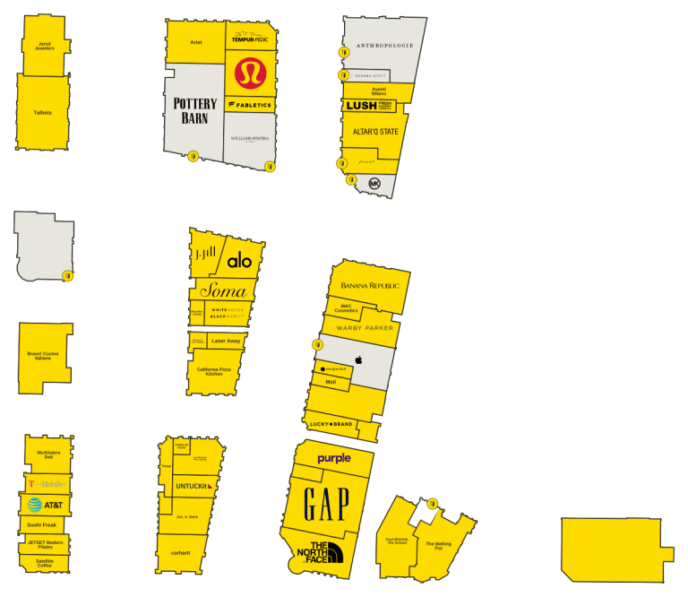 ABQ Uptown Directory Map