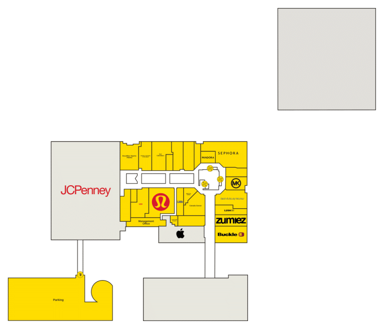 Anchorage 5th Avenue Mall Directory Map