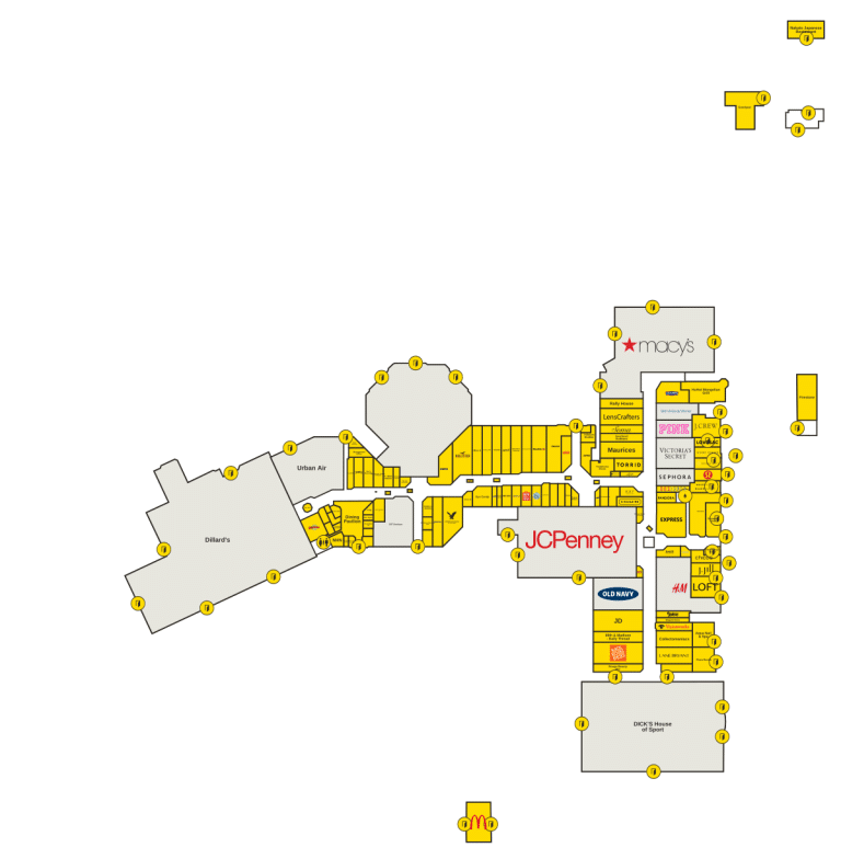 Battlefield Mall Directory Map