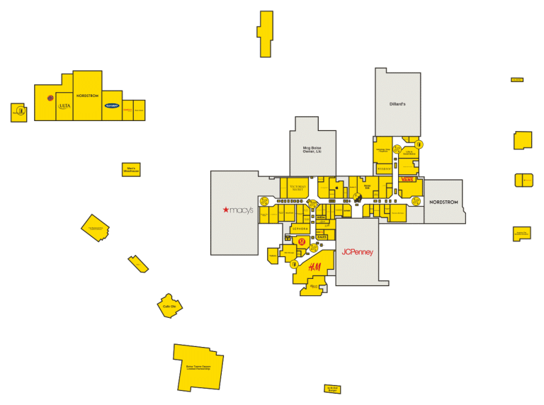 Boise Towne Square Directory Map