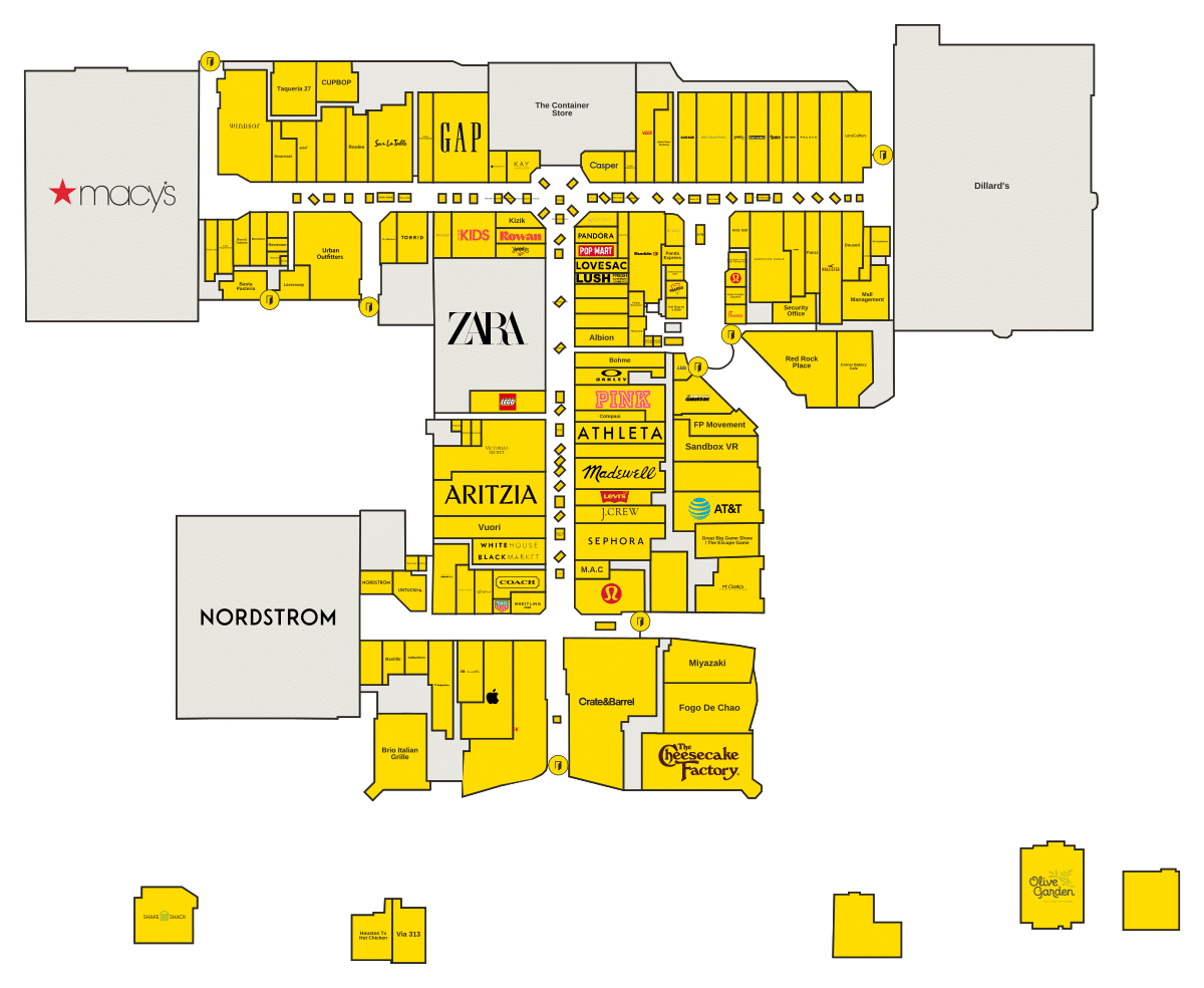 Fashion Place Directory Map