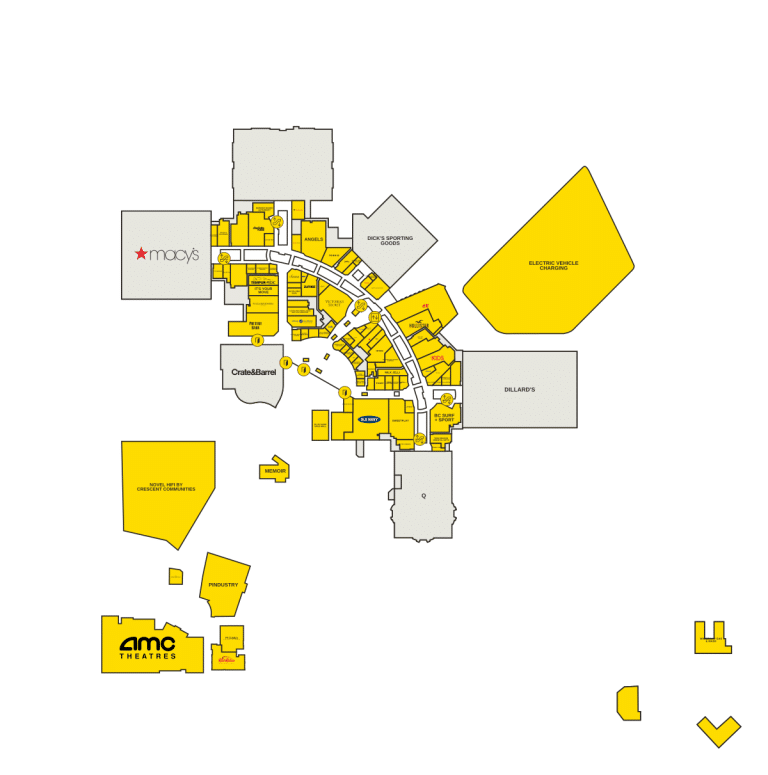 FlatIron Crossing Directory Map