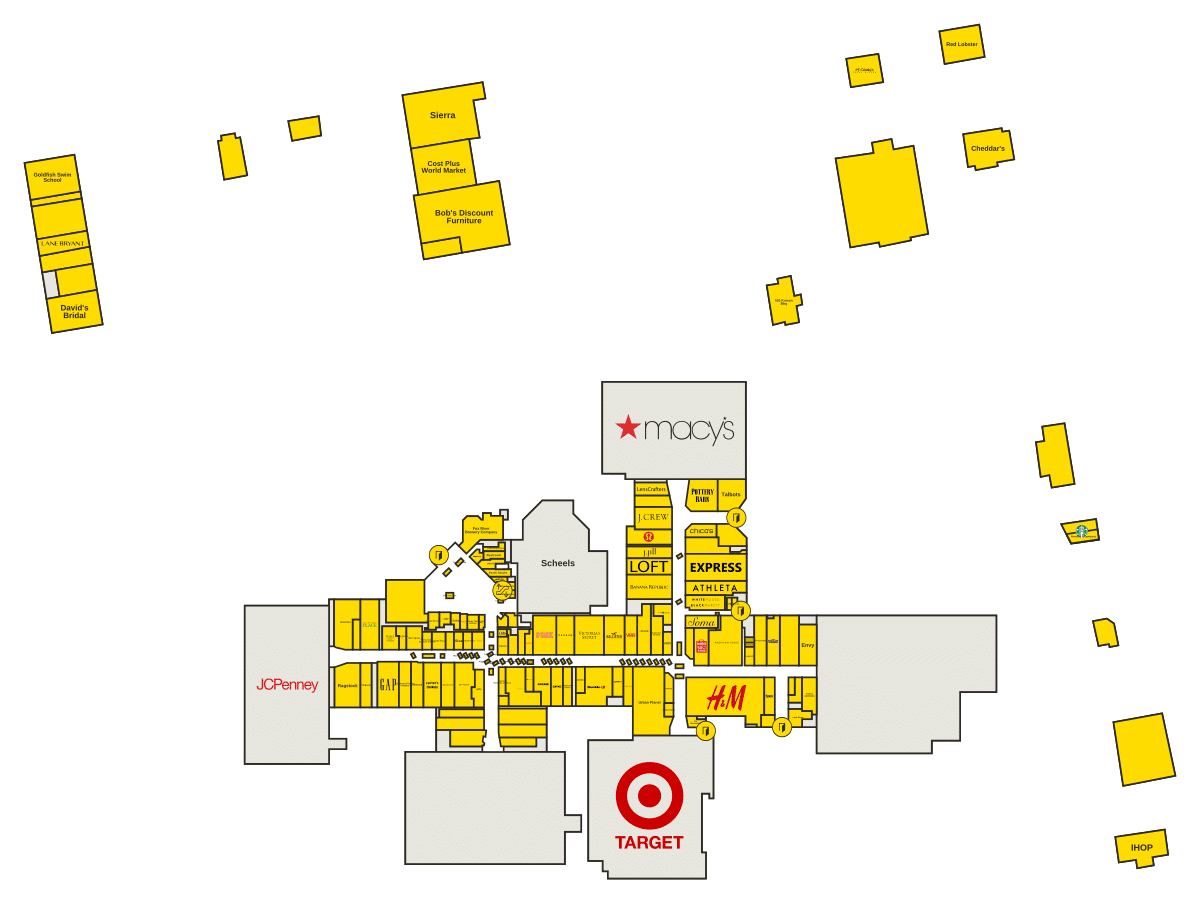 Fox River Mall Directory Map