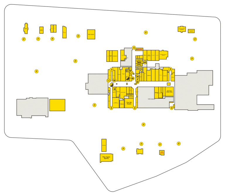 Lindale Mall Directory Map
