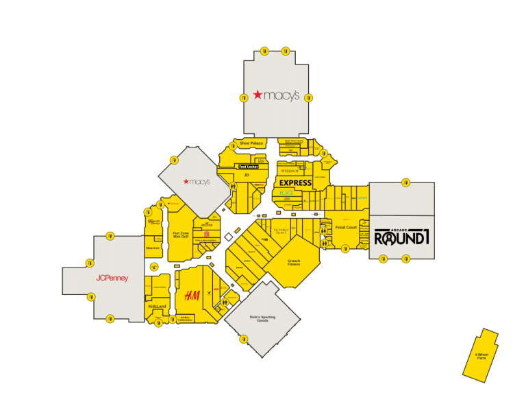 Meadowood Mall Directory Map