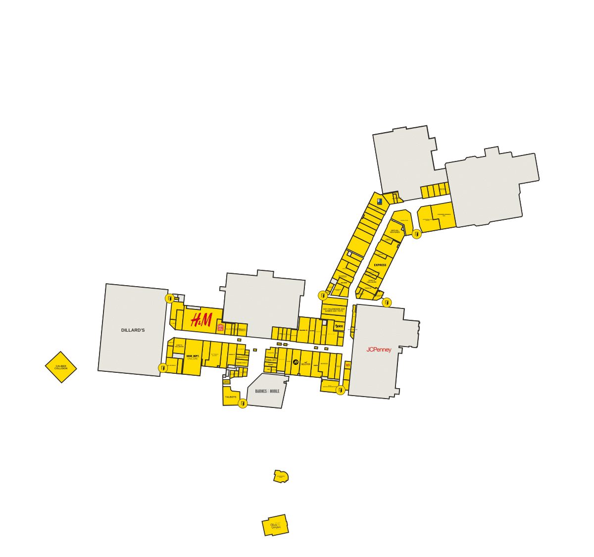 NorthPark Mall Directory Map