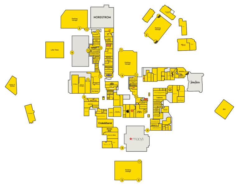 Oakbrook Center Directory Map