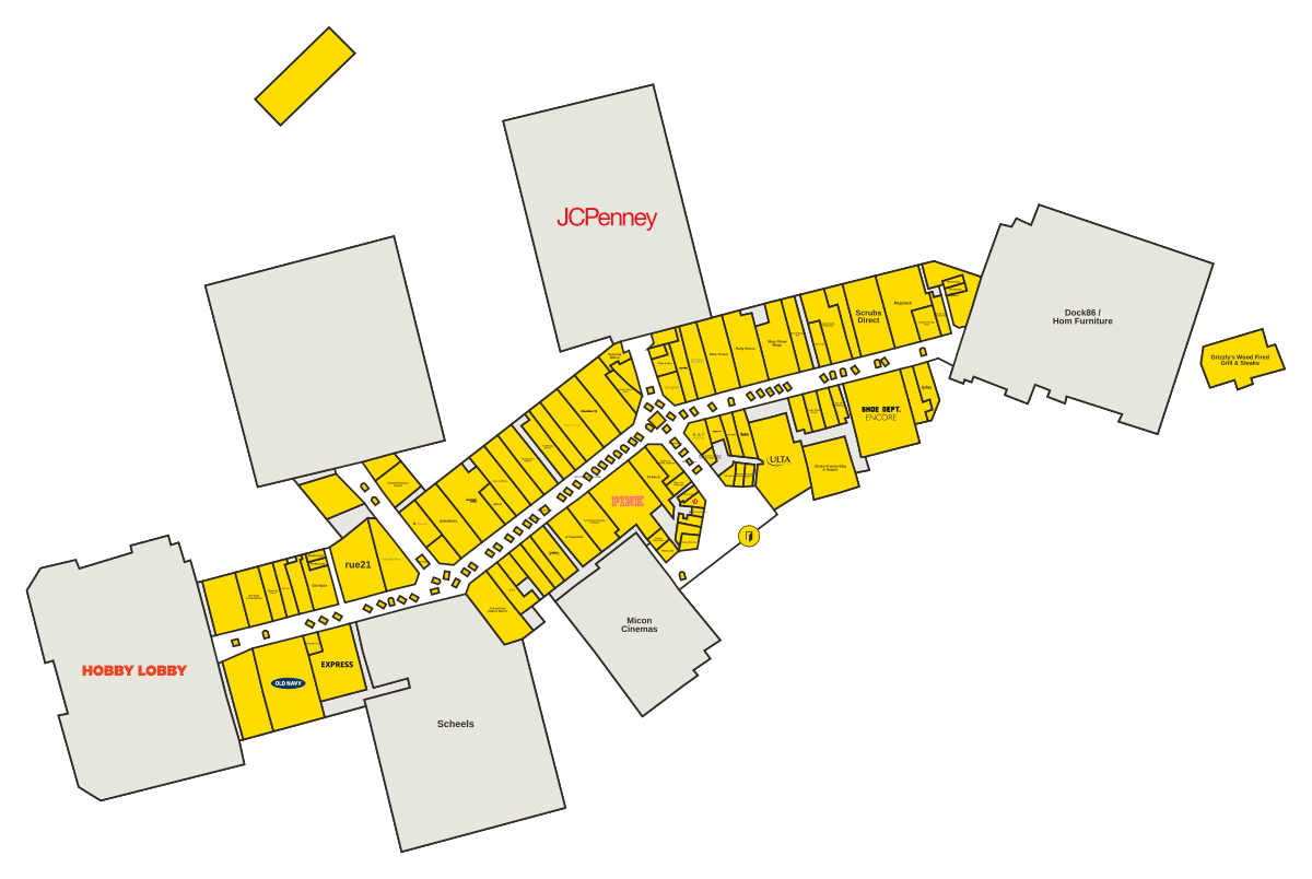 Oakwood Mall Directory Map