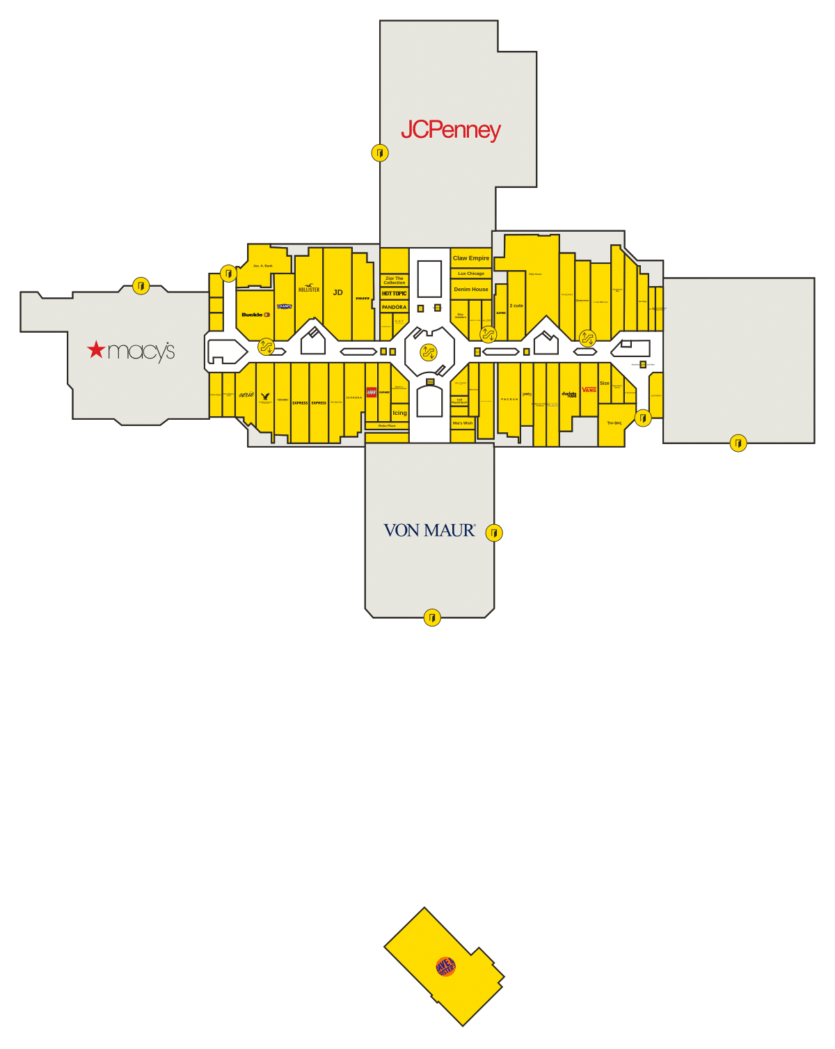 Orland Square Directory Map
