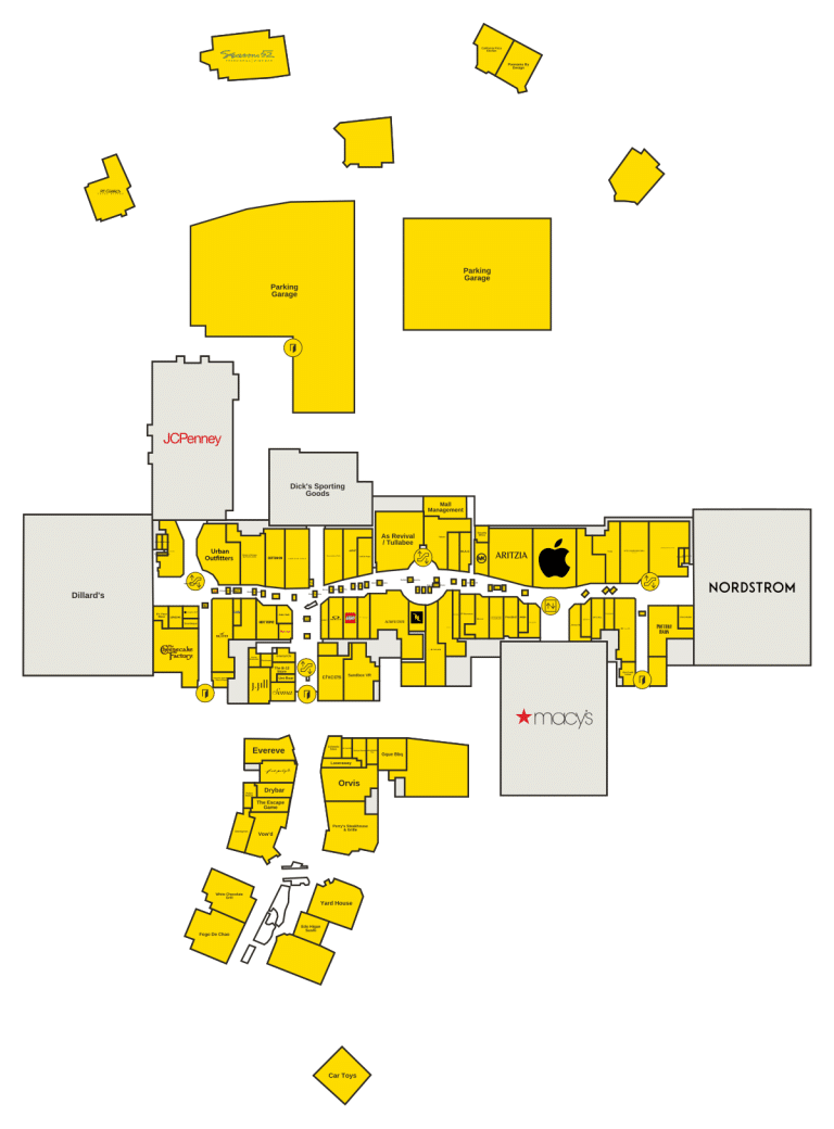 Park Meadows Directory Map
