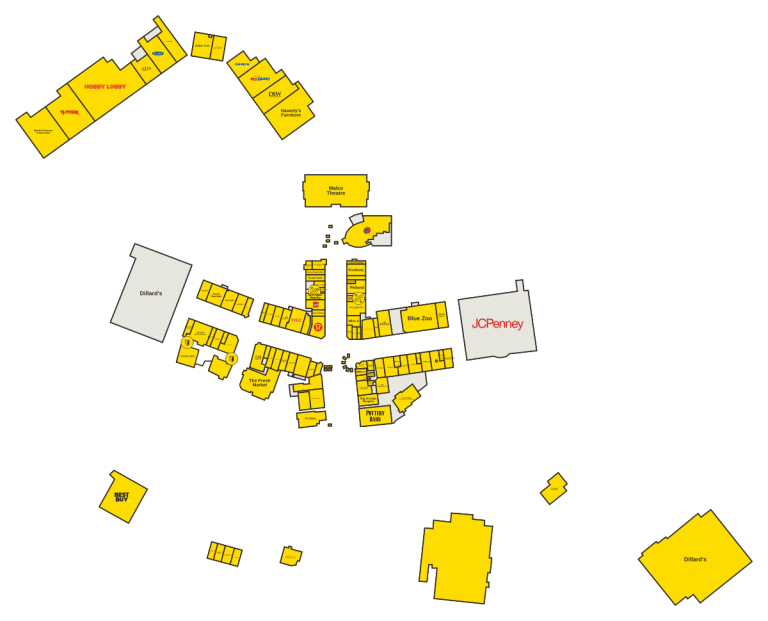 Pinnacle Hills Promenade Directory Map