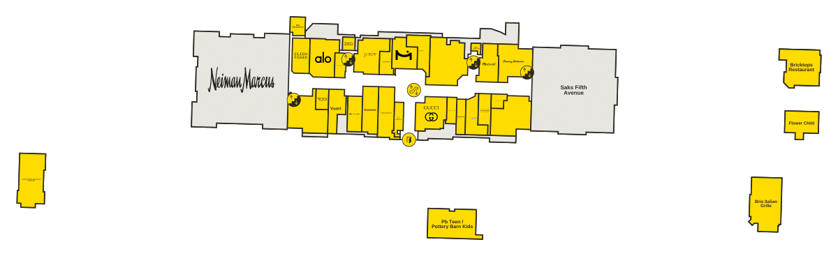 Plaza Frontenac Directory Map