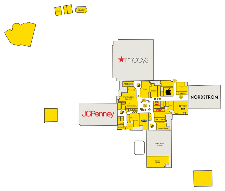 Ridgedale Center Directory Map