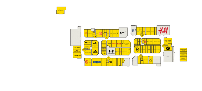 Tanger Outlets Phoenix Glendale Directory Map