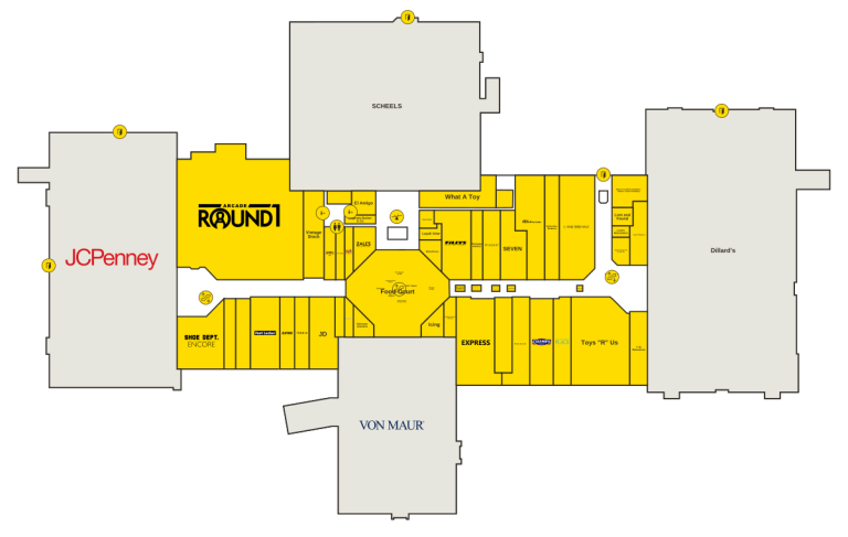 Towne East Square Directory Map