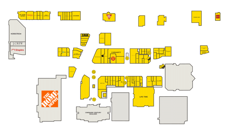 Twenty Ninth Street Directory Map