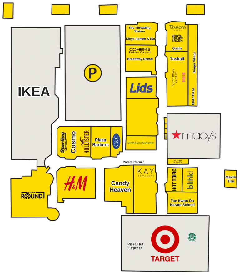 Broadway Commons Directory Map