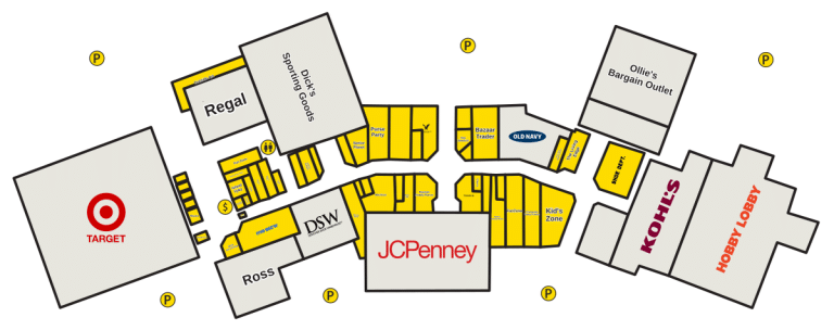 Champlain Centre Directory Map